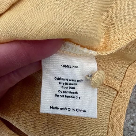 Verge Girl Yellow Button-Front Blouse - Picture 4 of 4